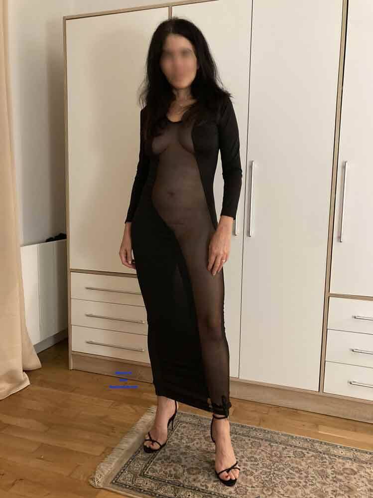 Pic #1 my new dress - Amateur, Ass, Beautiful Ass, Brunette, Firm Ass, Hard Nipples, High Heels Amateurs, Homemade Amateur, Medium Tits, Natural Tits, No Panties On, Pantieless Wives, Pussy, Round Ass, See Through, Sexiest Legs, Sexy Wives, Shaved, Small Tits, Women In See Through Clothes