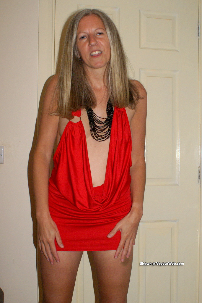 Pic #1 Michelle - Red Dress - Amateur, Blonde, Firm Ass, Flashing, Flashing Tits, Hard Nipples, Homemade Amateur, Legs Spread Wide Open, Medium Tits, Nude Amateurs, Nude Wives, Pussy, Shaved