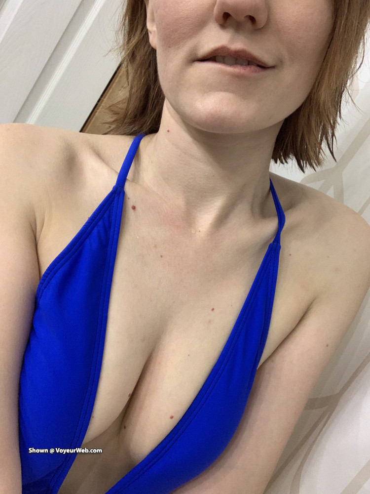 Pic #1 Blue baithing suit selfies - Amateur, Blonde, Firm Ass, Medium Tits, Natural Tits