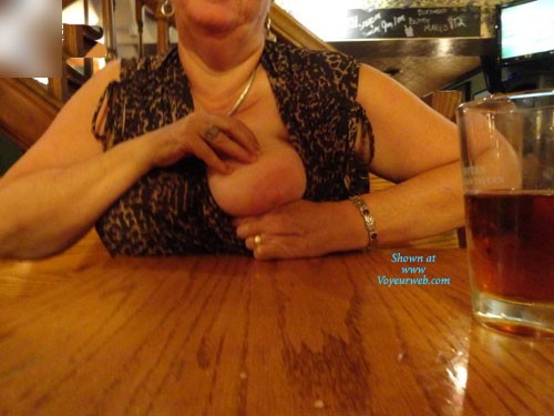 Pic #1 Tit Out On The Town - Mature