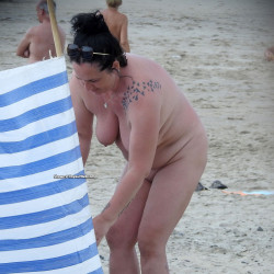 Pic #1 Mature Nudist at the beach