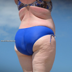 So Fat Ass Mom beach candid