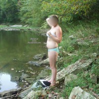 Cooling Off In The Creek