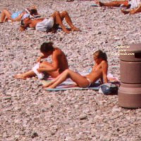 Two Girls On Nice Beach