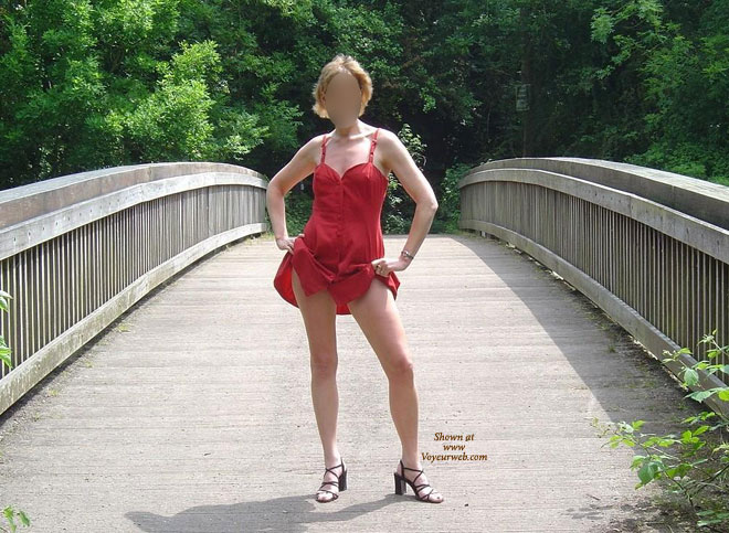 Pic #1 Sexy Red Minidress Pt 2