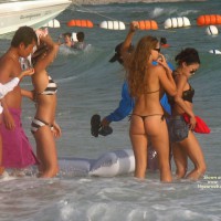 Thong Girl Getting On The Boat Pt 2 Of 2