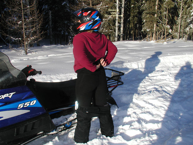 Pic #1 Crazy Canuck (she) Sledding #2