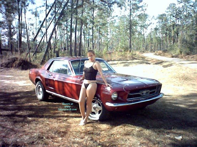 Pic #1 Nudist Dee And Our 67 Mustang