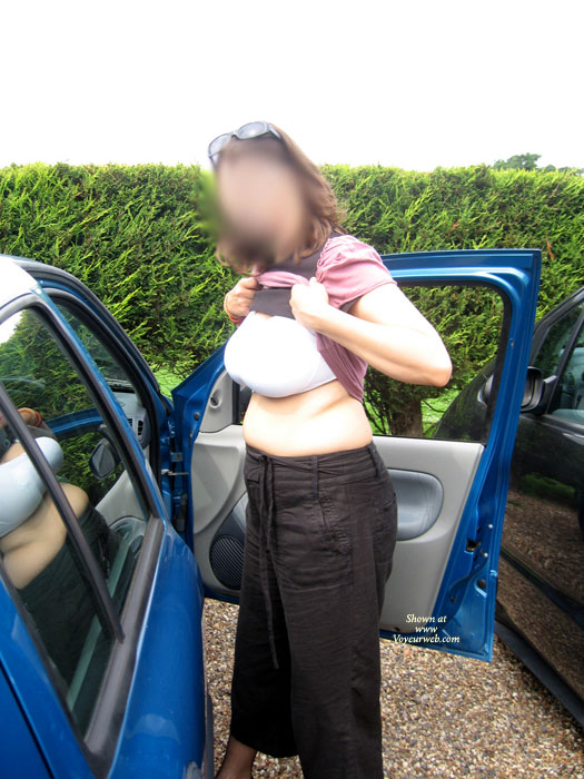 Pic #1 My Wife Exposing Herself Outdoors