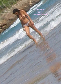 Pic #1 Topless On Spanish Beach 2