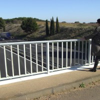 Sur Un Pont D&#39;autoroute