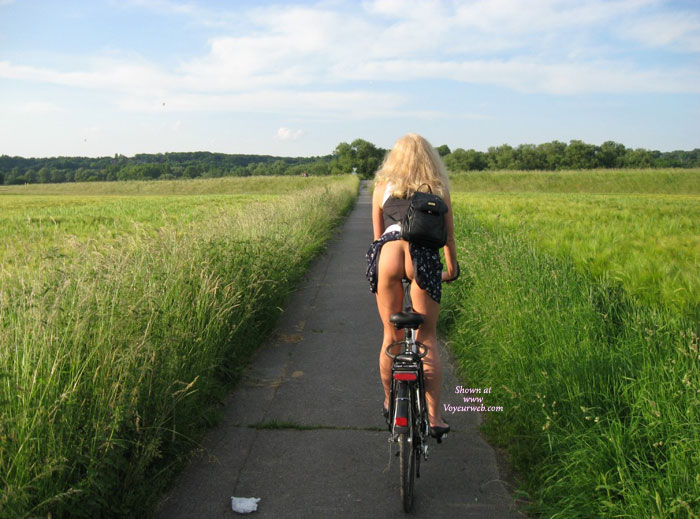 Pic #1 Tina Naked On Her Bike