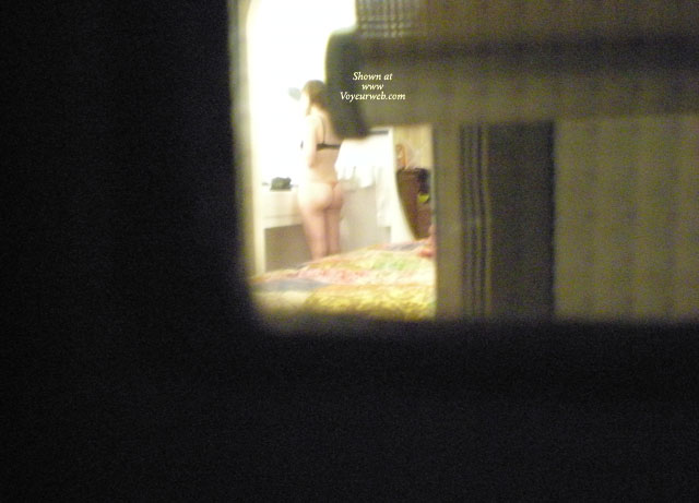 Pic #1 Peaking Through Hotel Window